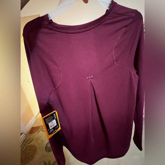 Women's Crop Long Sleeves Workout Tops Sports Shirts Avía LS Performance Tee - Picture 3 of 12